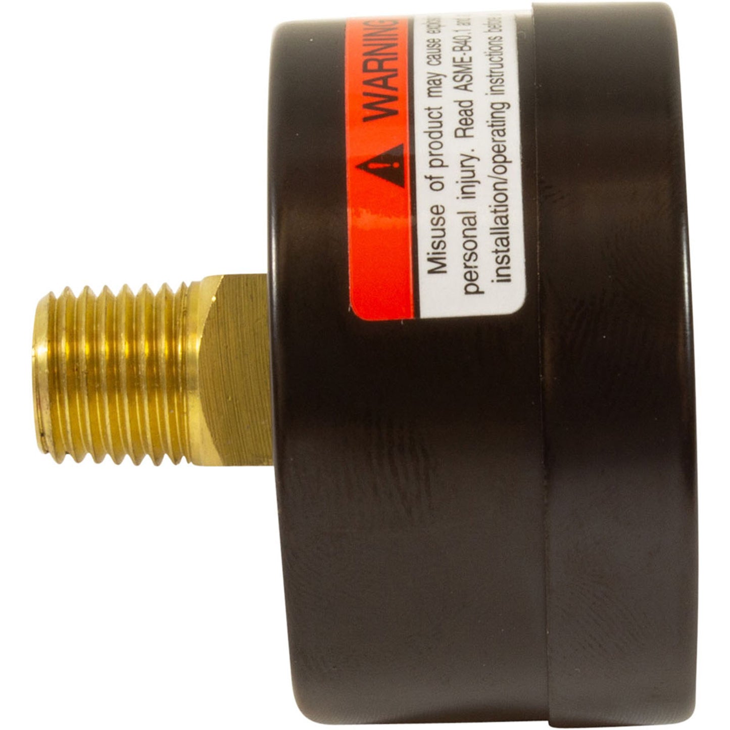 Pressure Gauge, 1/4"mpt, 0-30psi, Back Mount, 2"fd,Generic