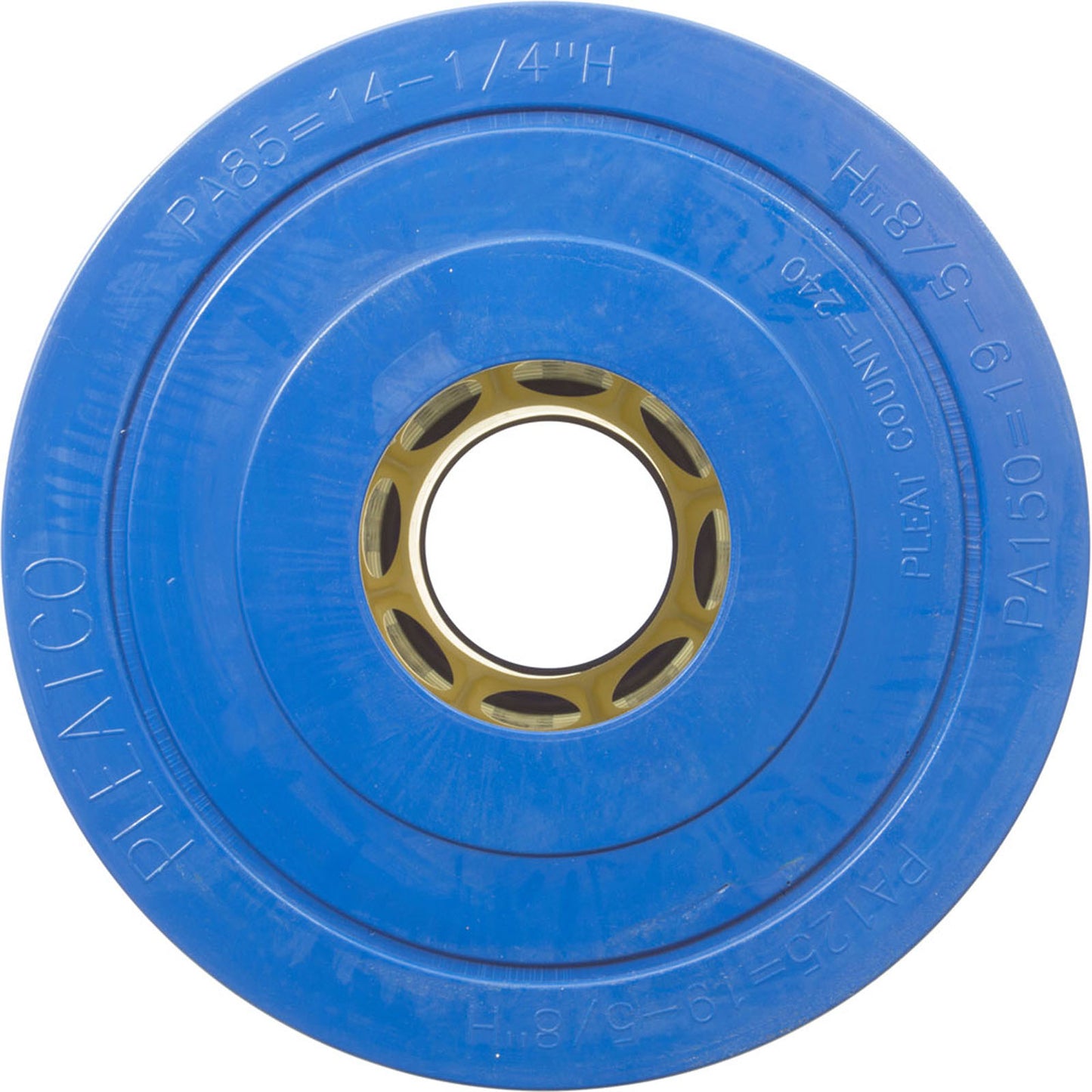 Cartucho, 85 pies cuadrados, 3" de diámetro exterior, 3" de diámetro exterior, 8-15/16", 14-3/16" de largo, 4 oz