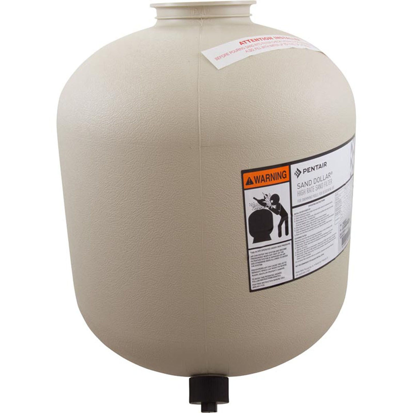 Réservoir, Pentair SD40, avec composants internes, amande