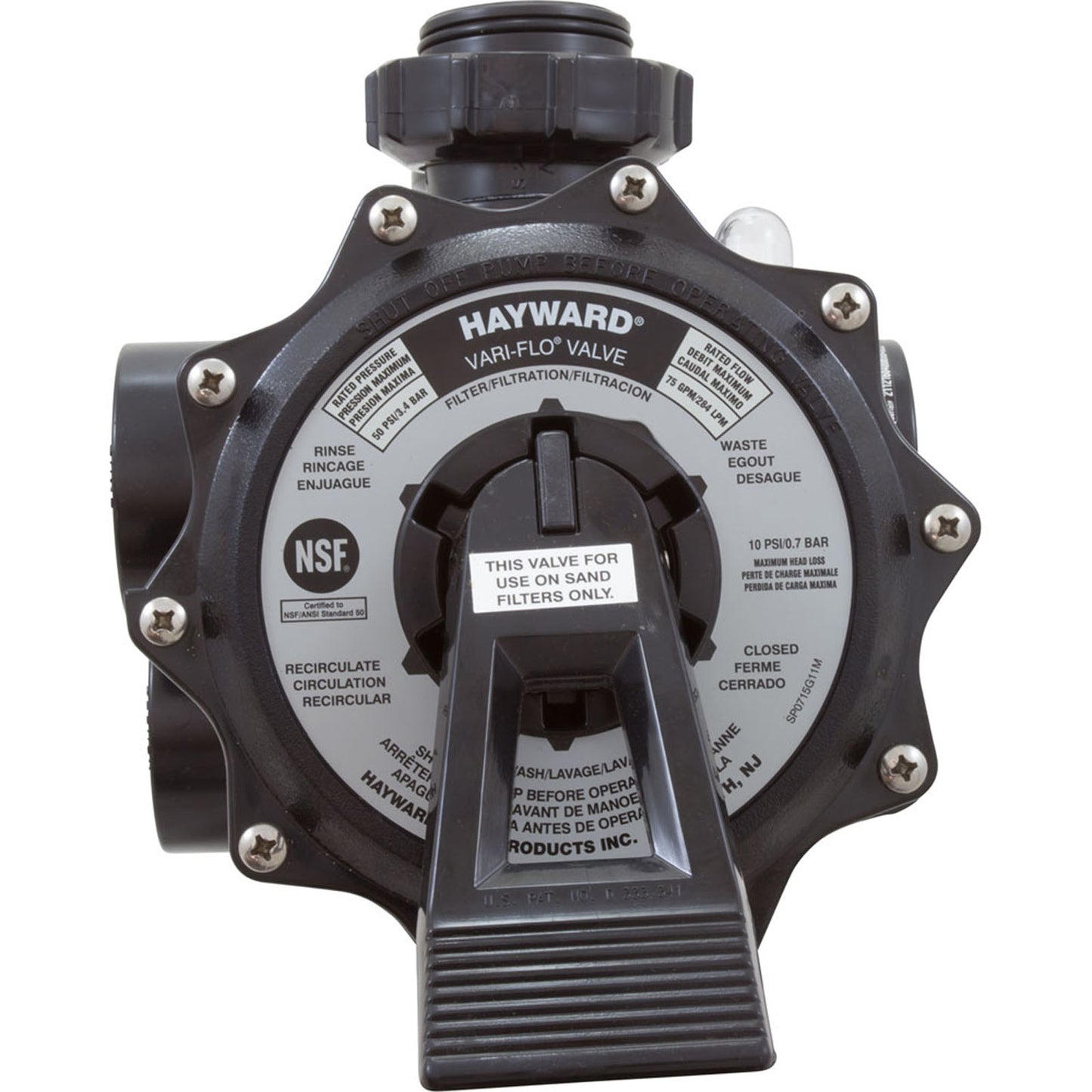 Multiport Valve, Hayward SPX0715X32, 2", 6 Position