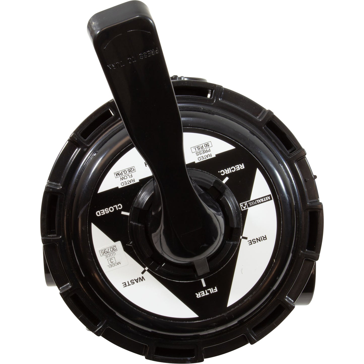 MPV, Astral 2" Side Mount, Universal, No Plumbing, 6 Positon