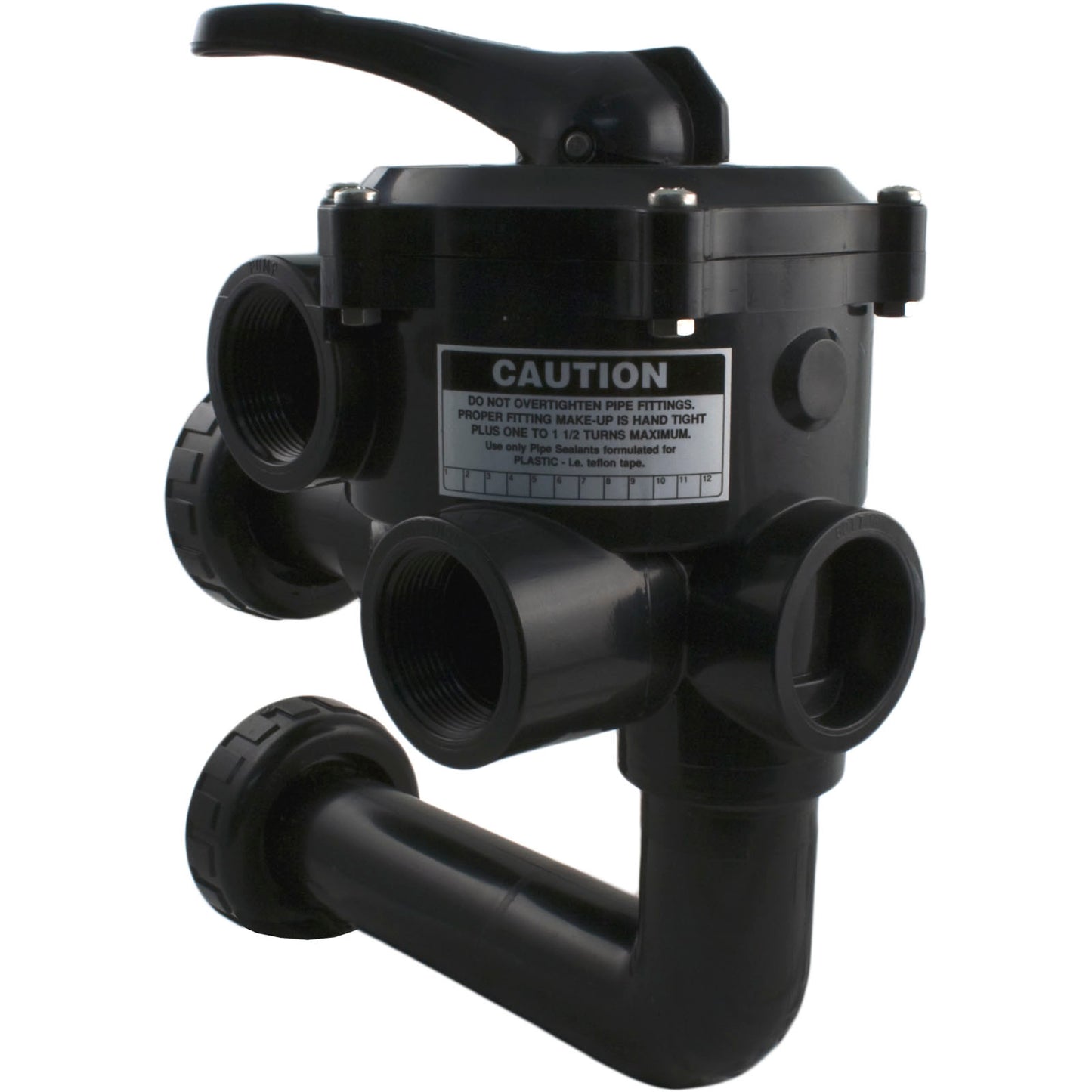 Vanne multivoies, Praher SM1-HP3, 1-1/2", avec plomberie Hayward