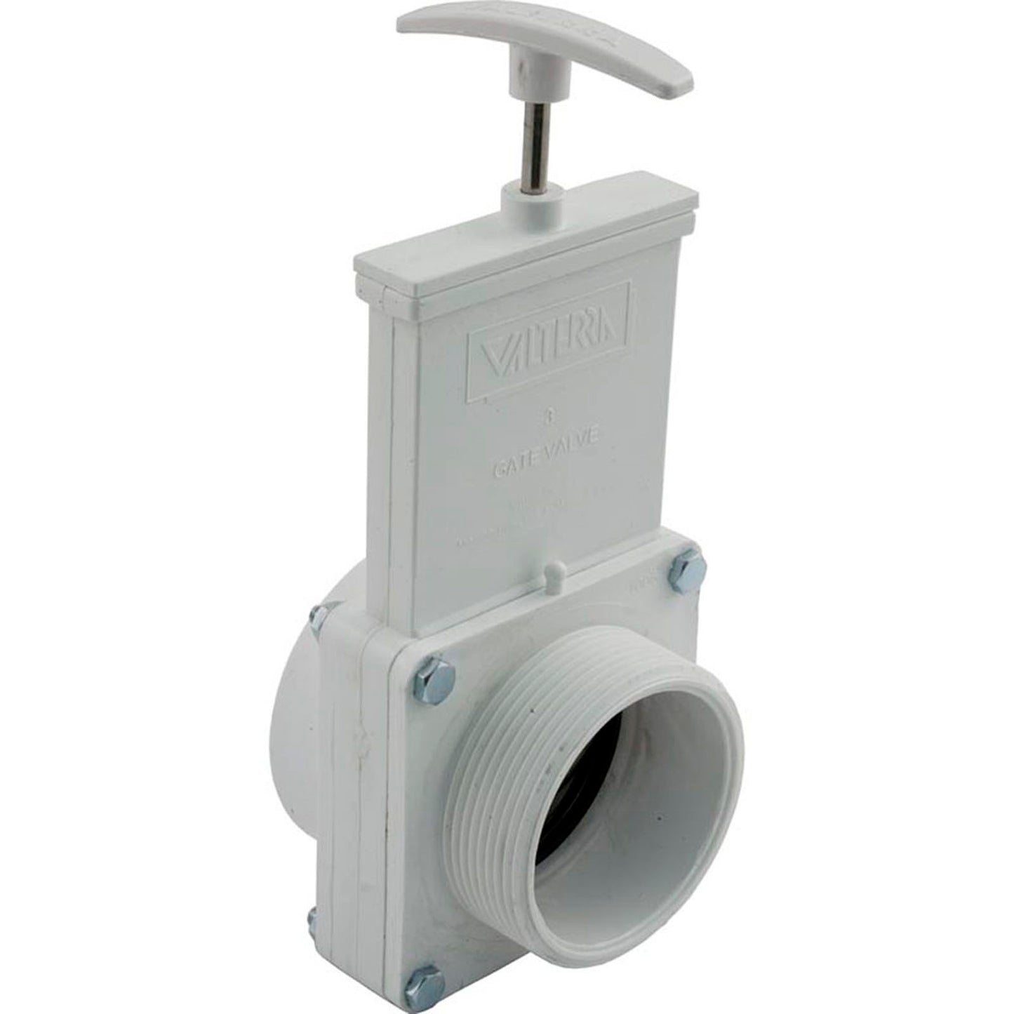 Gate Valve, 3 pc, SS Paddle, Valterra, 3"fpt x 3"mpt, 30psi