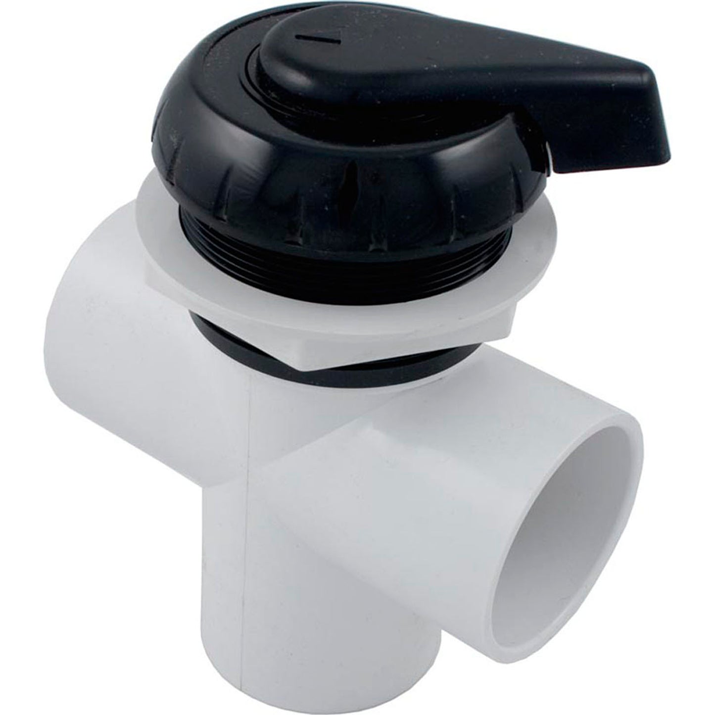 Vanne de dérivation, Hydro-Air/BWG Hydroflow, 2", 3 ports, noir