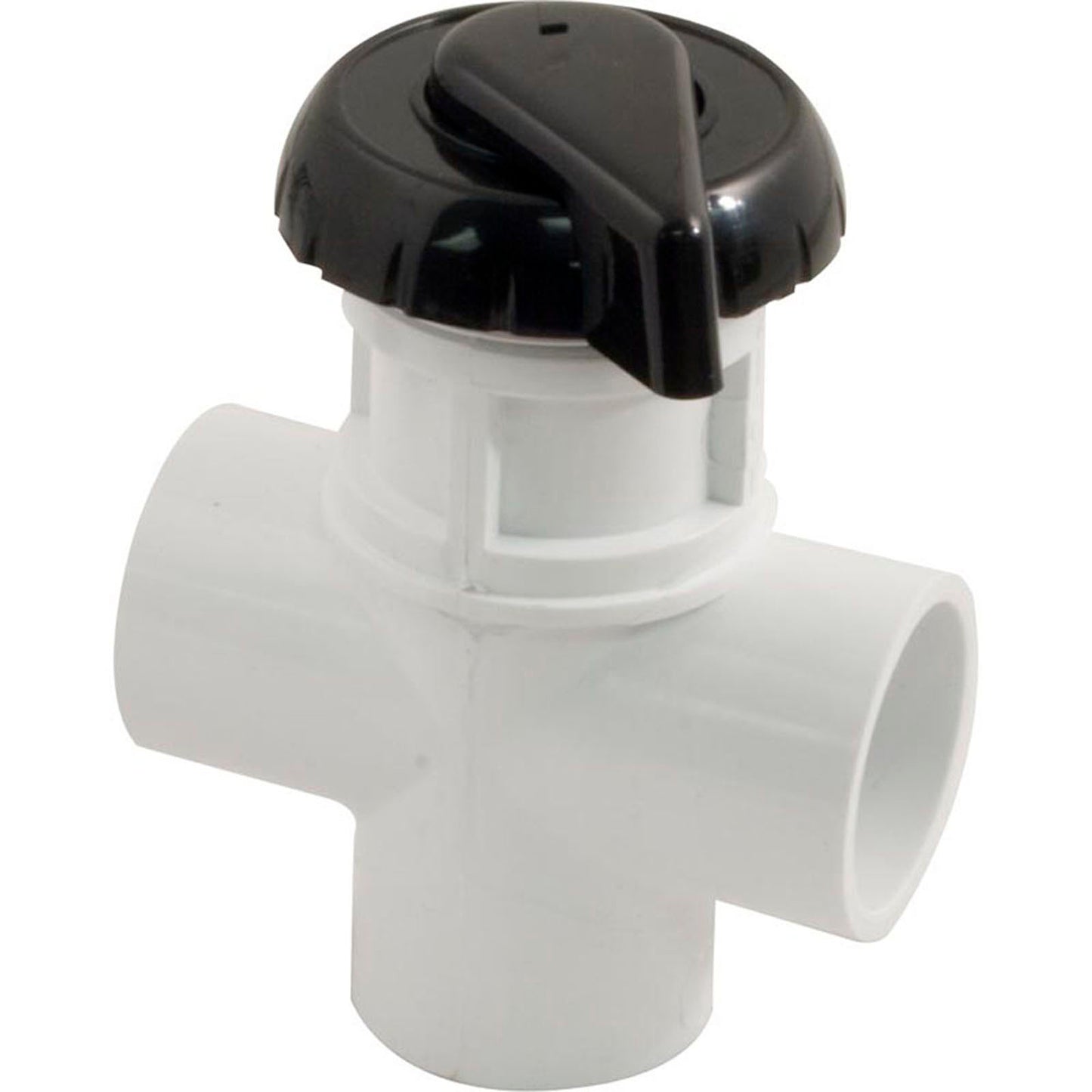 Diverter Valve, Hydro-Air/BWG Hydroflow, 1"s, 3 Port, Black