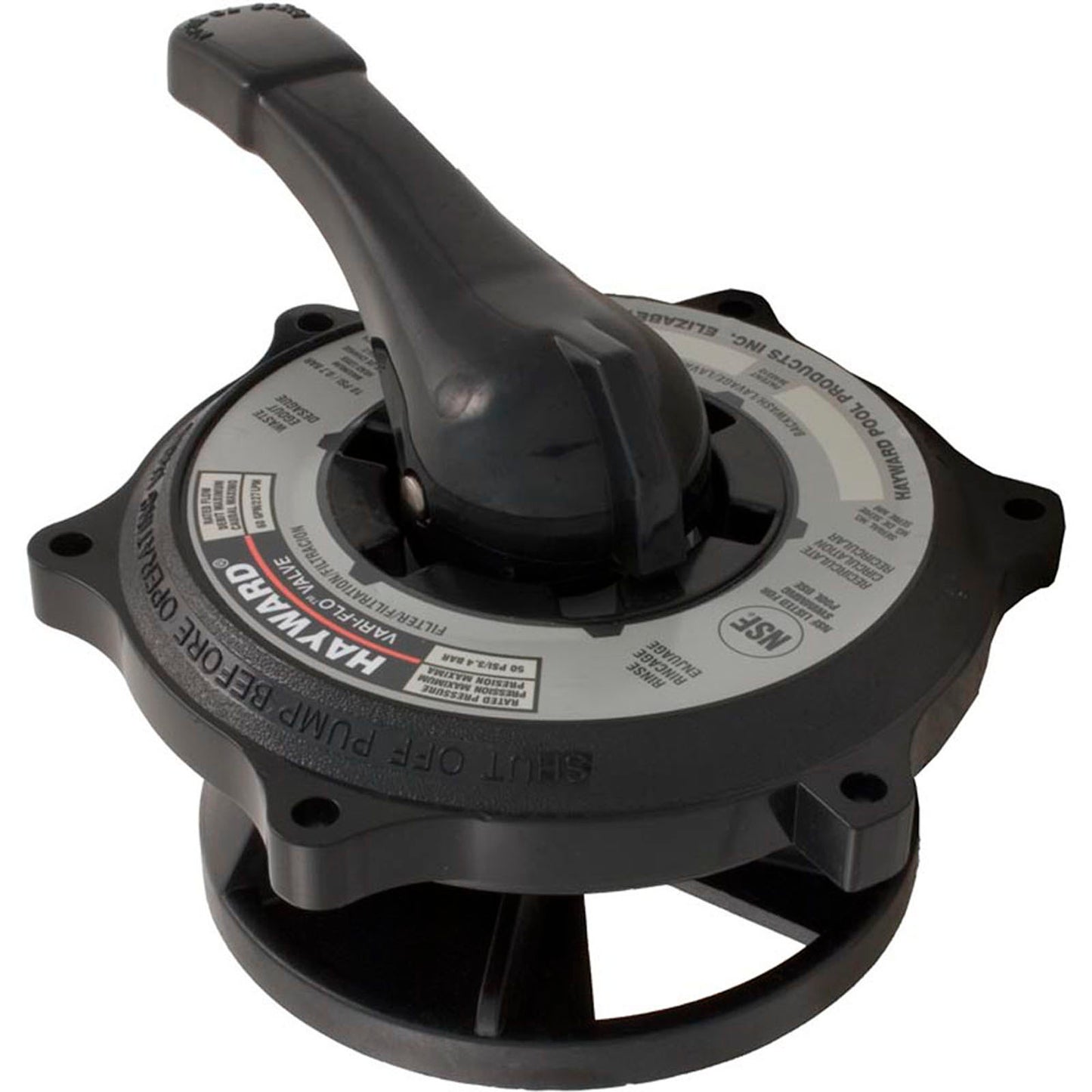 Lid Assembly, Hayward SP0710/SP0712/SP0710X Valves, Black