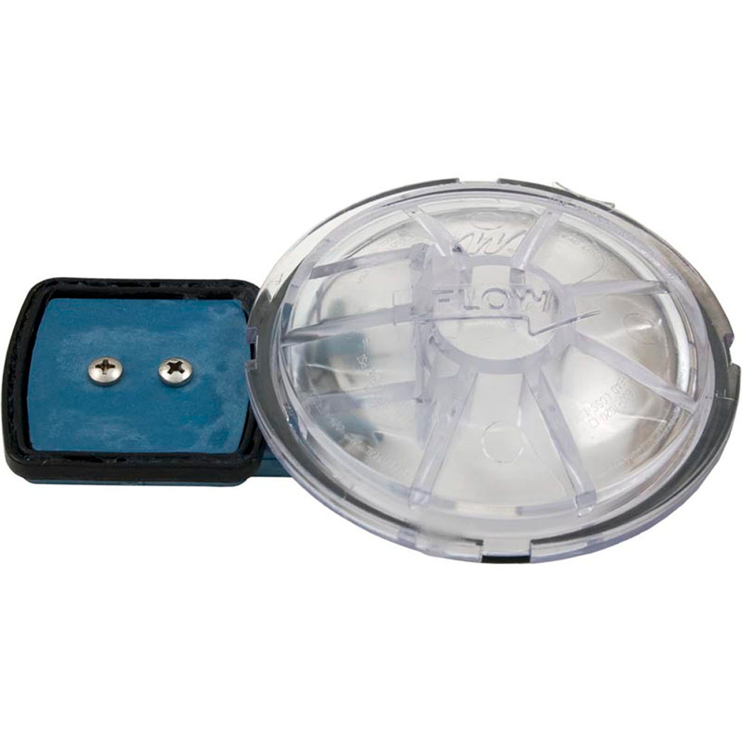 Tapa, válvula de retención de paso de agua, transparente