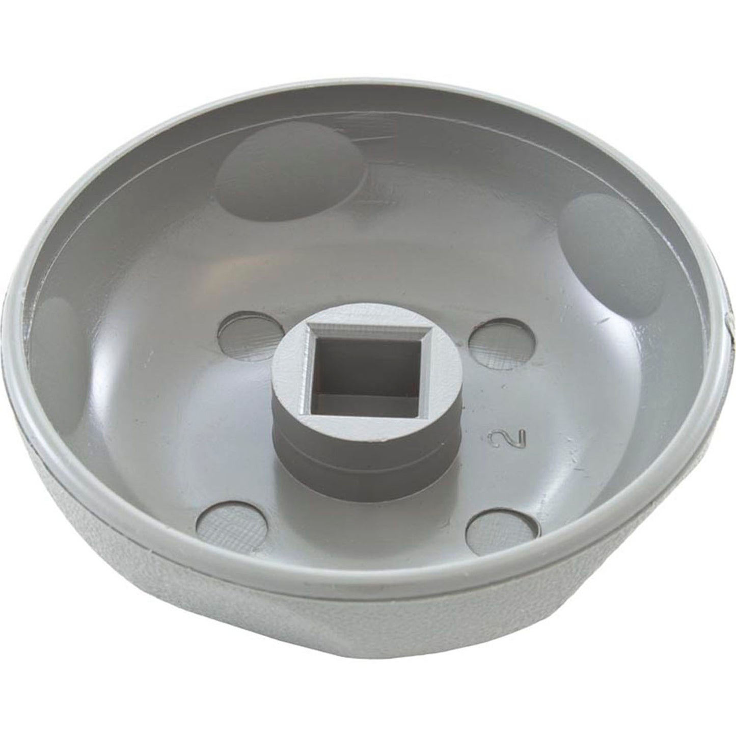 Knob, Waterway Single Port On/Off Valve, 2-1/2"fd, Gray