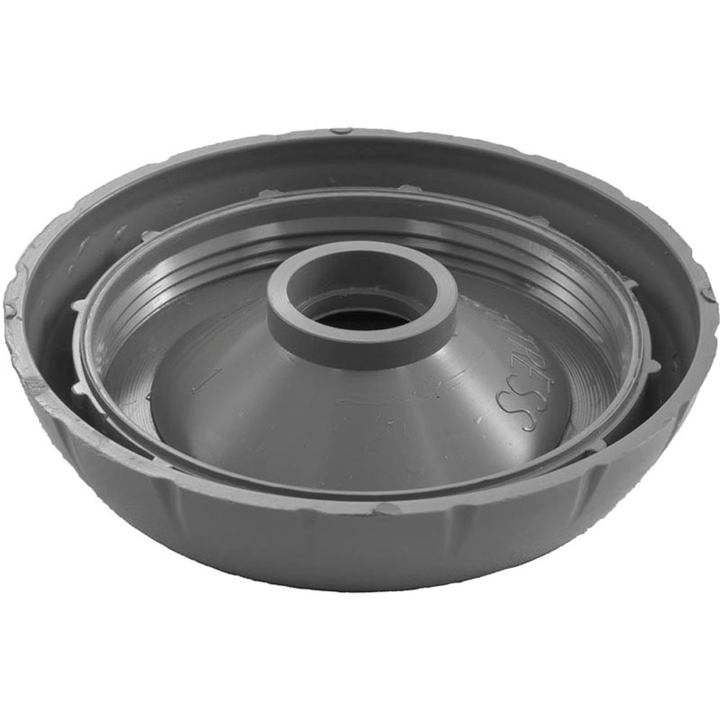 Cap, Waterway Top Access Diverter Valve, 2", Notched, Gray