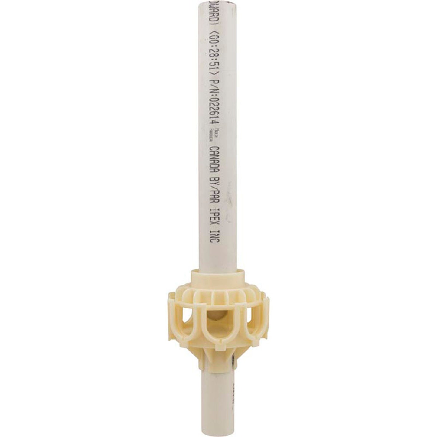 Standpipe Assembly, Jacuzzi Splash Pak SS160, Snap-Fit, No Laterals