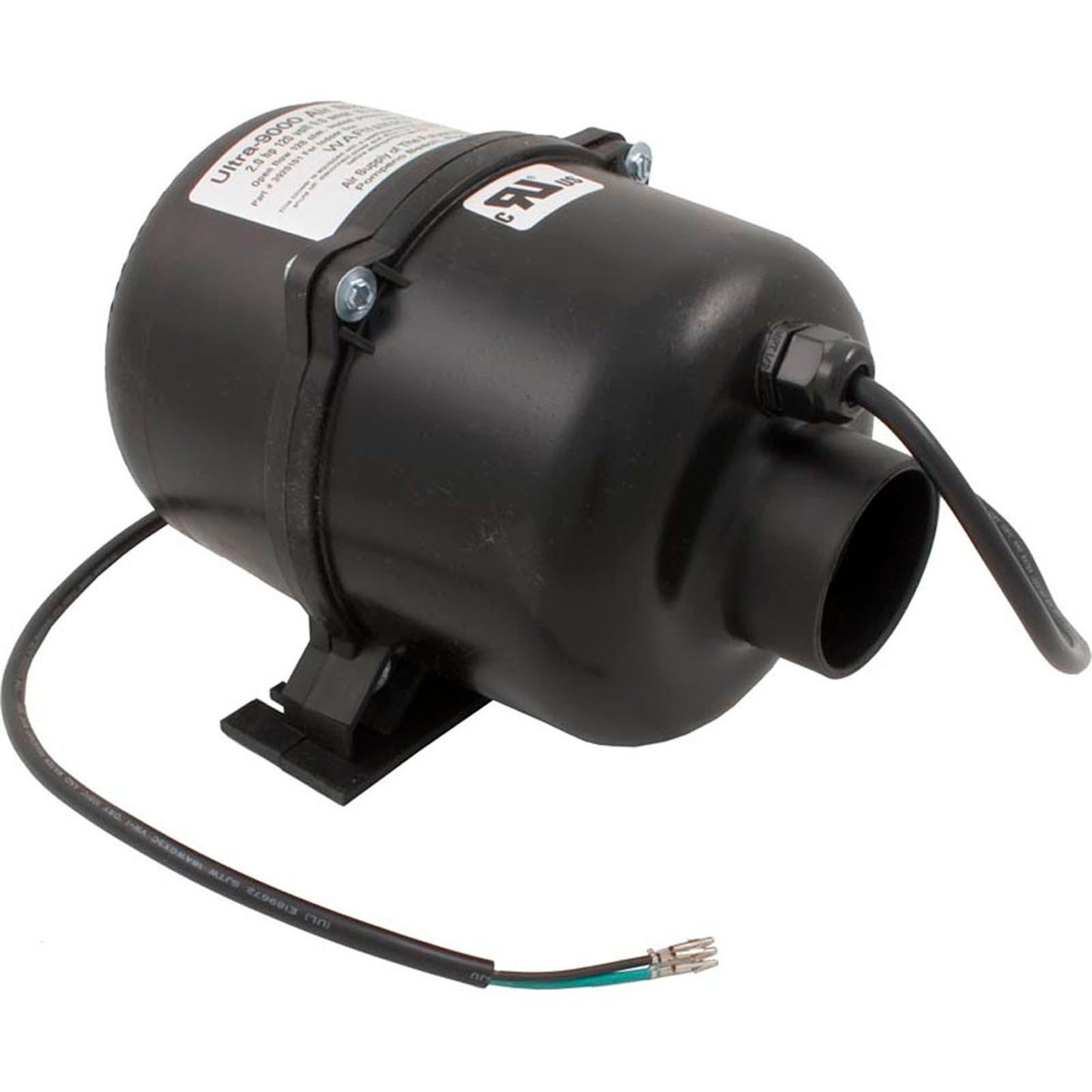 Blower, Air Supply Ultra 9000, 2.0hp, 115v, 10.0A, 4ft AMP