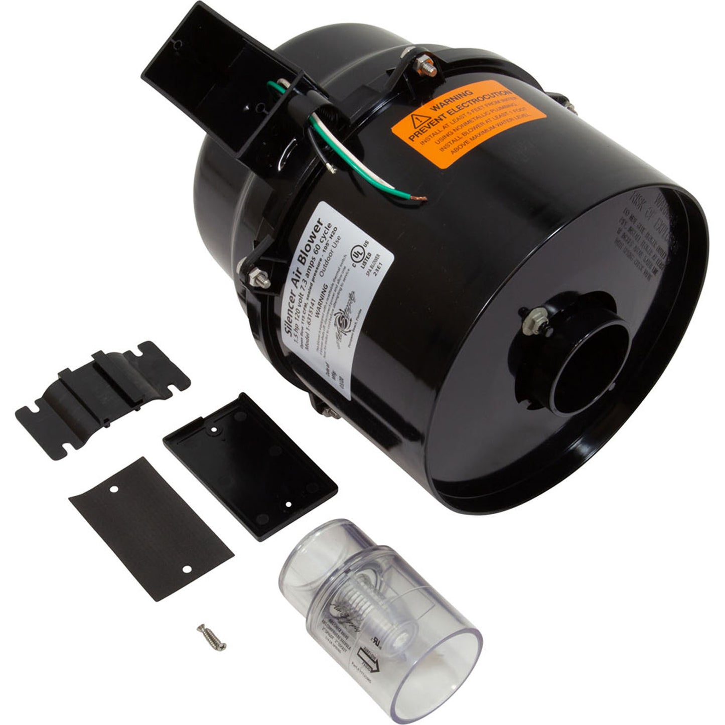 Blower, Air Supply Silencer, 1.5hp, 115v, 7.0A