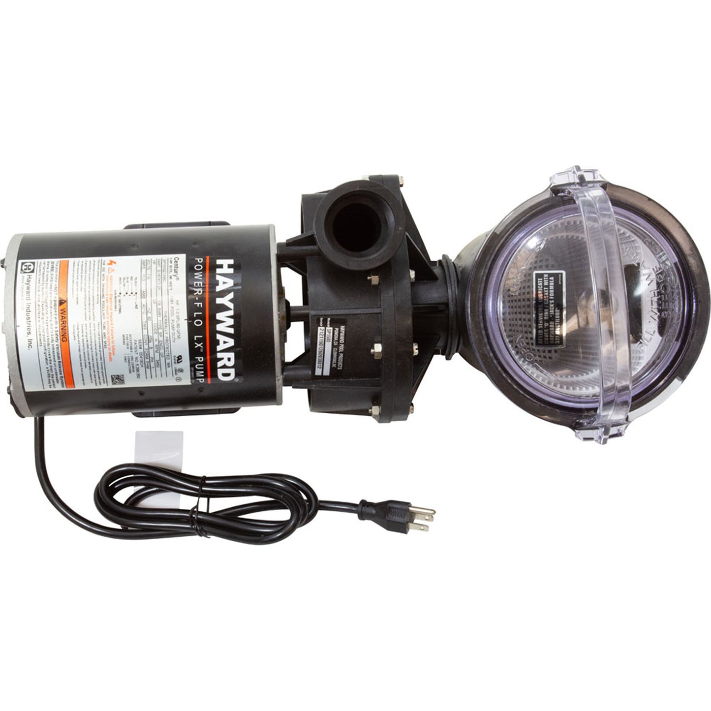 Bomba, Hayward PowerFlo LX, 1,0 hp, 115 V, 1 velocidad, 1-1/2", Nema