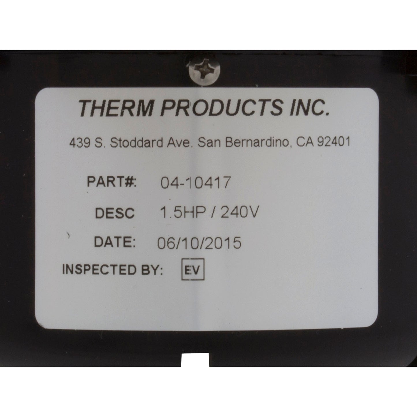 Blower, Therm Products Deluxe, 1.5hp, 230v, 2"
