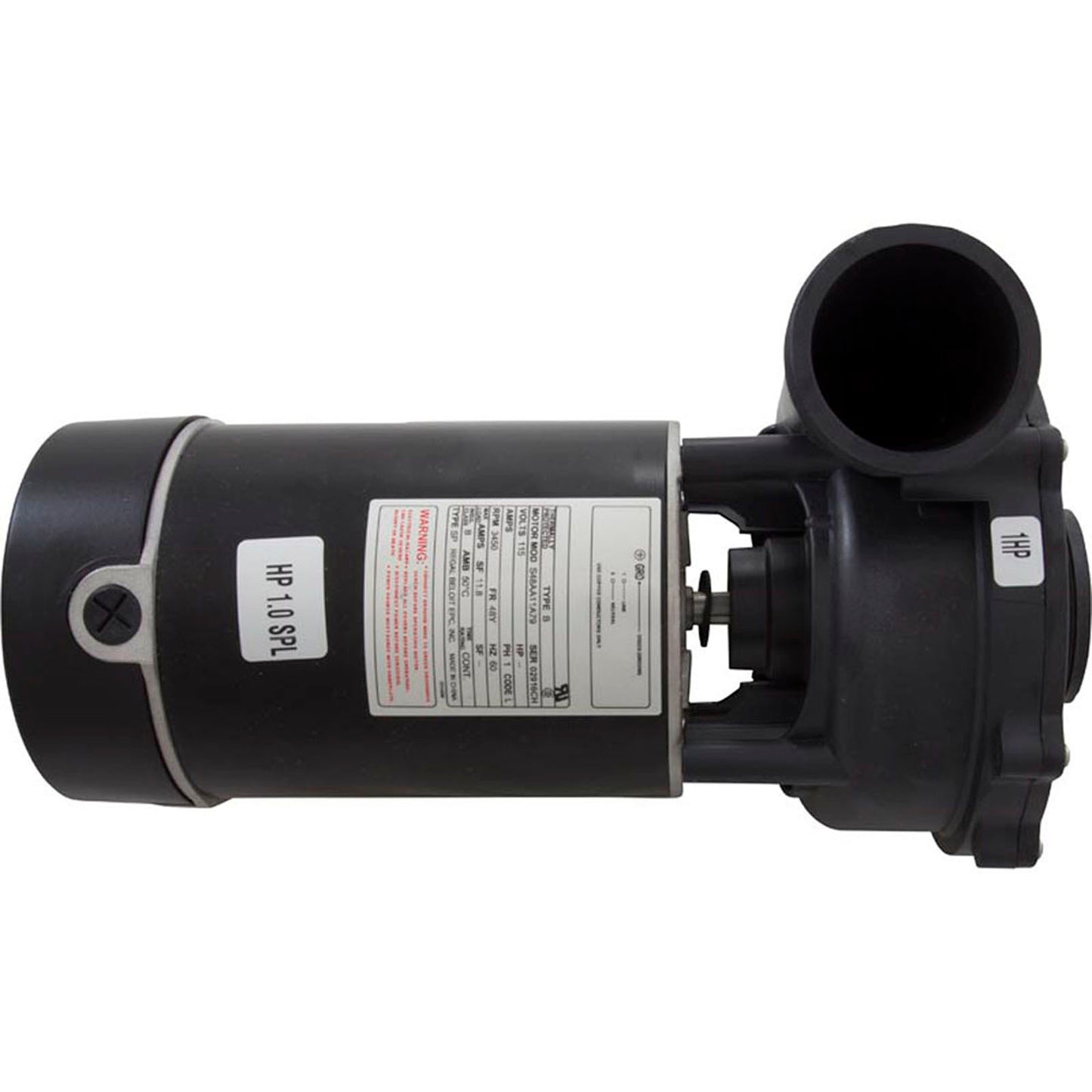 Pump, WW Exec, 1.0SPL Century, 115v, 1-Spd, 48fr, 2"