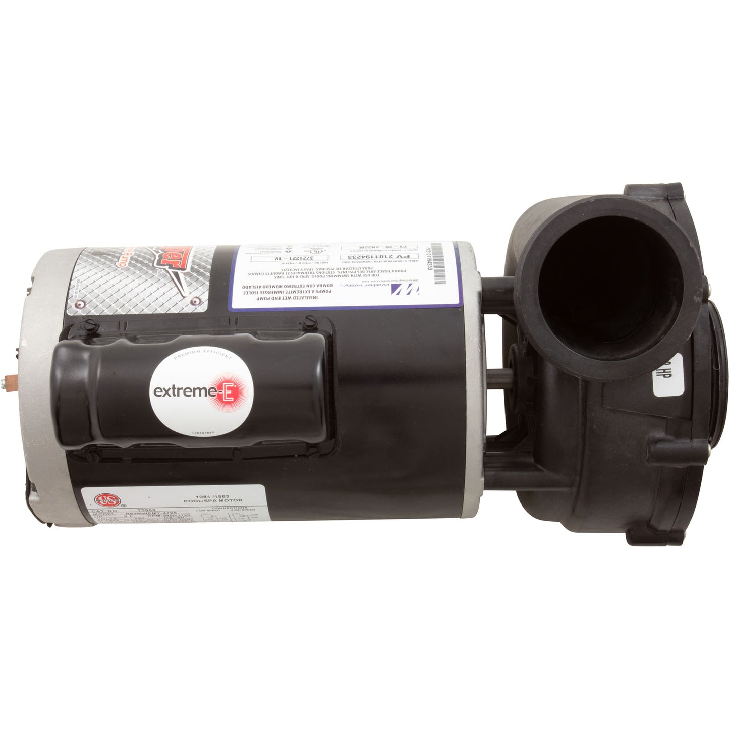 Pump, WW Viper, 3.0hp, 230v, 2-Speed, 56fr, 2-1/2" x 2-1/2", OEM