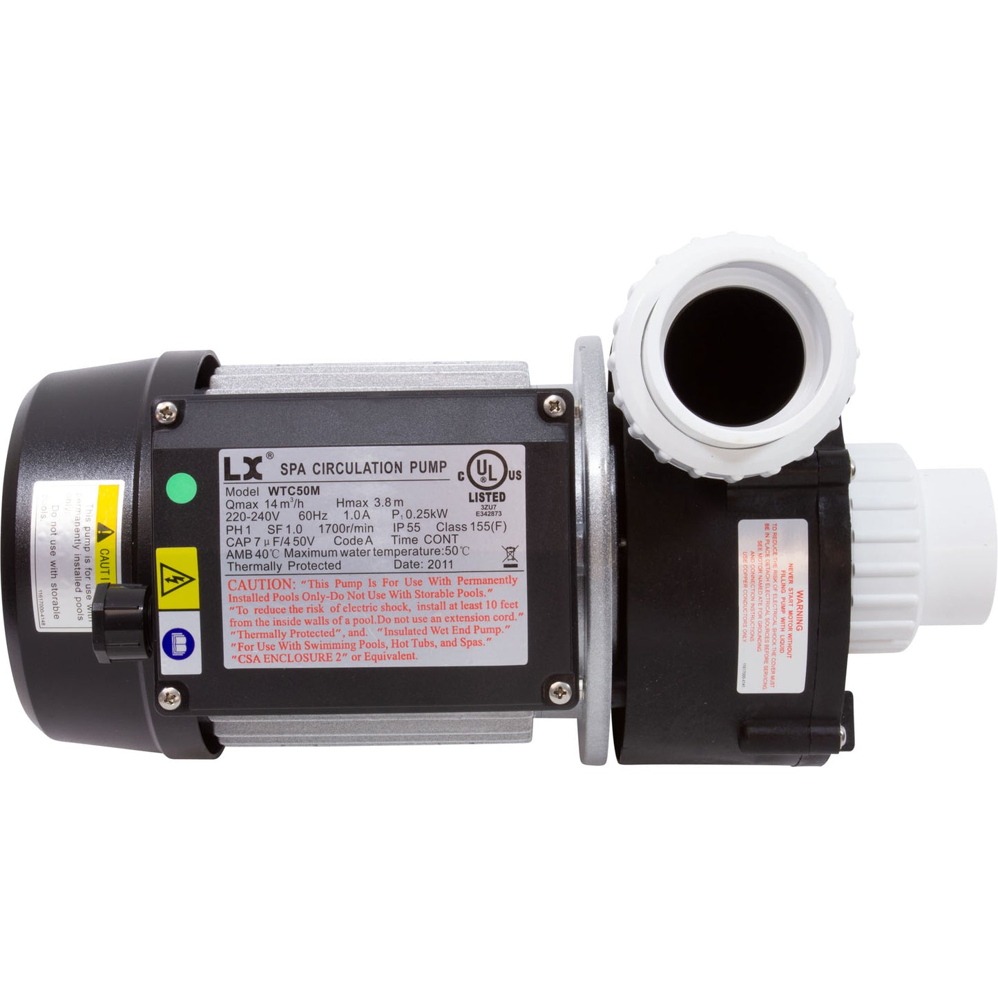 Pump, Circ, LX WTCM, 1/15hp, 230v, 48Fr, 1.5", After 7/2011