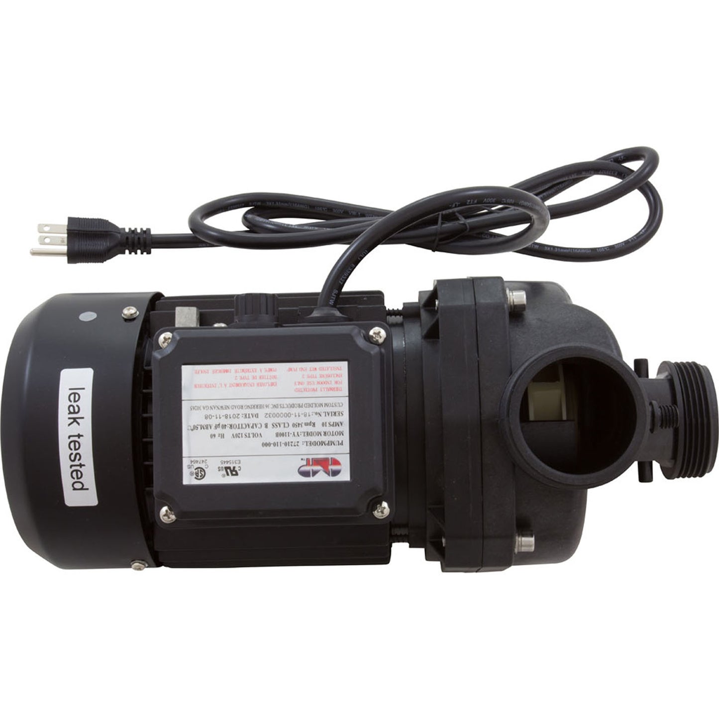 Pump, Bath, CMP Nexxus, 115v, 1-1/2"mbt, 10.0A, Nema Cord, OEM, AS
