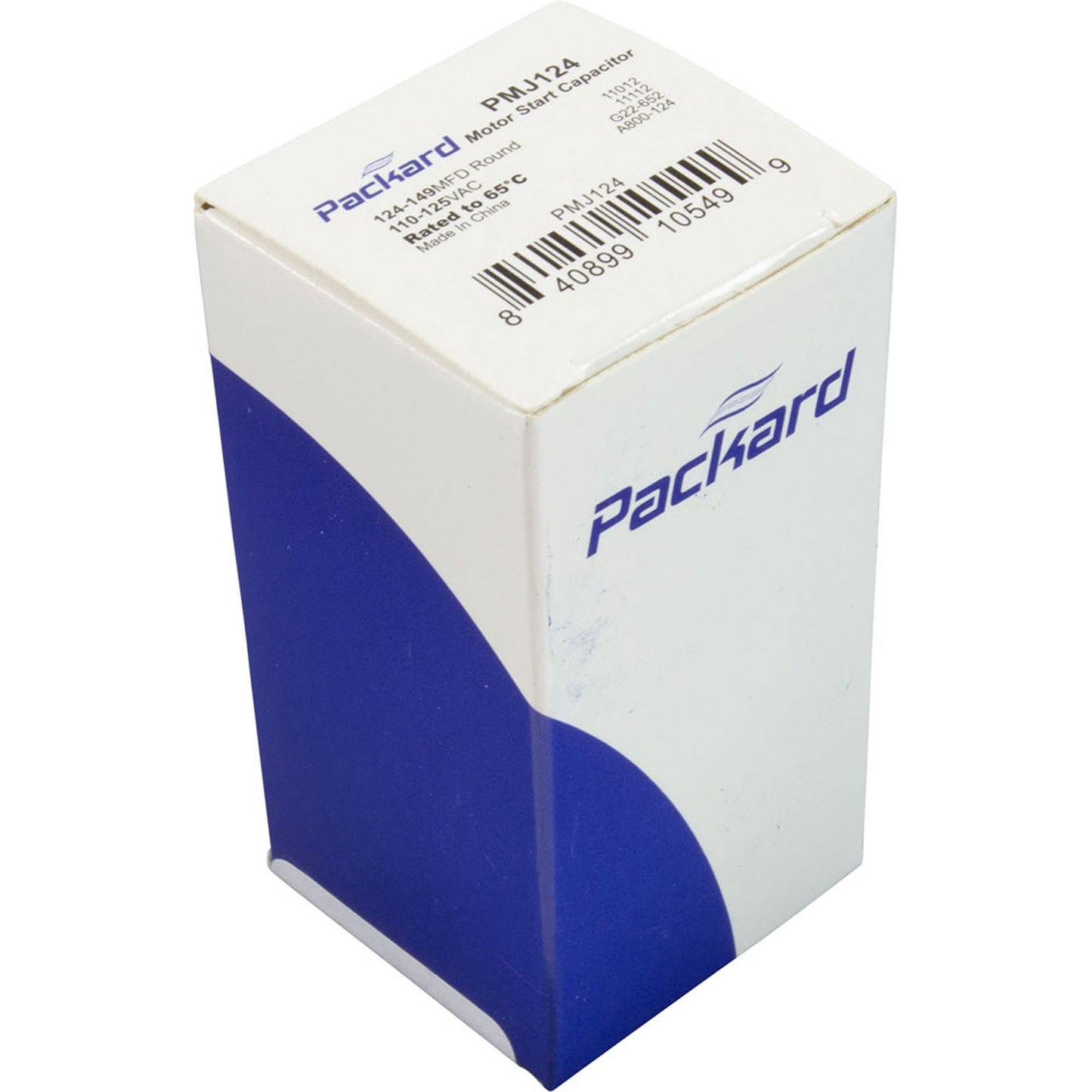 Start Capacitor, 124-149 MFD, 115v, 1-7/16" x 2-3/4"