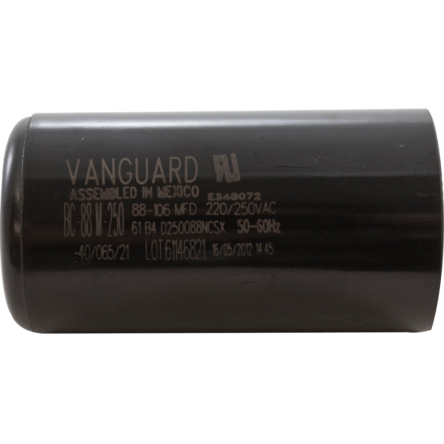 Start Capacitor, 88-108 MFD, 250v, 1-13/16"x3-3/8"