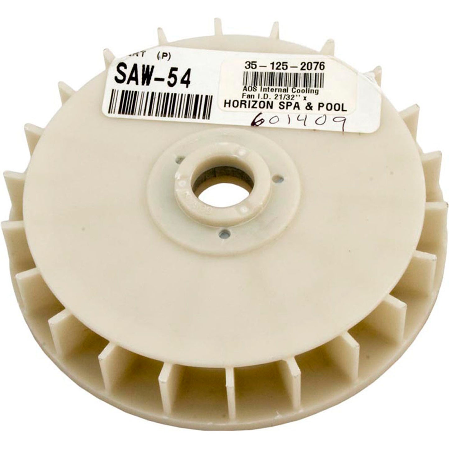 Internal Cooling Fan, Century, 21/32"ID x 4-11/16"OD