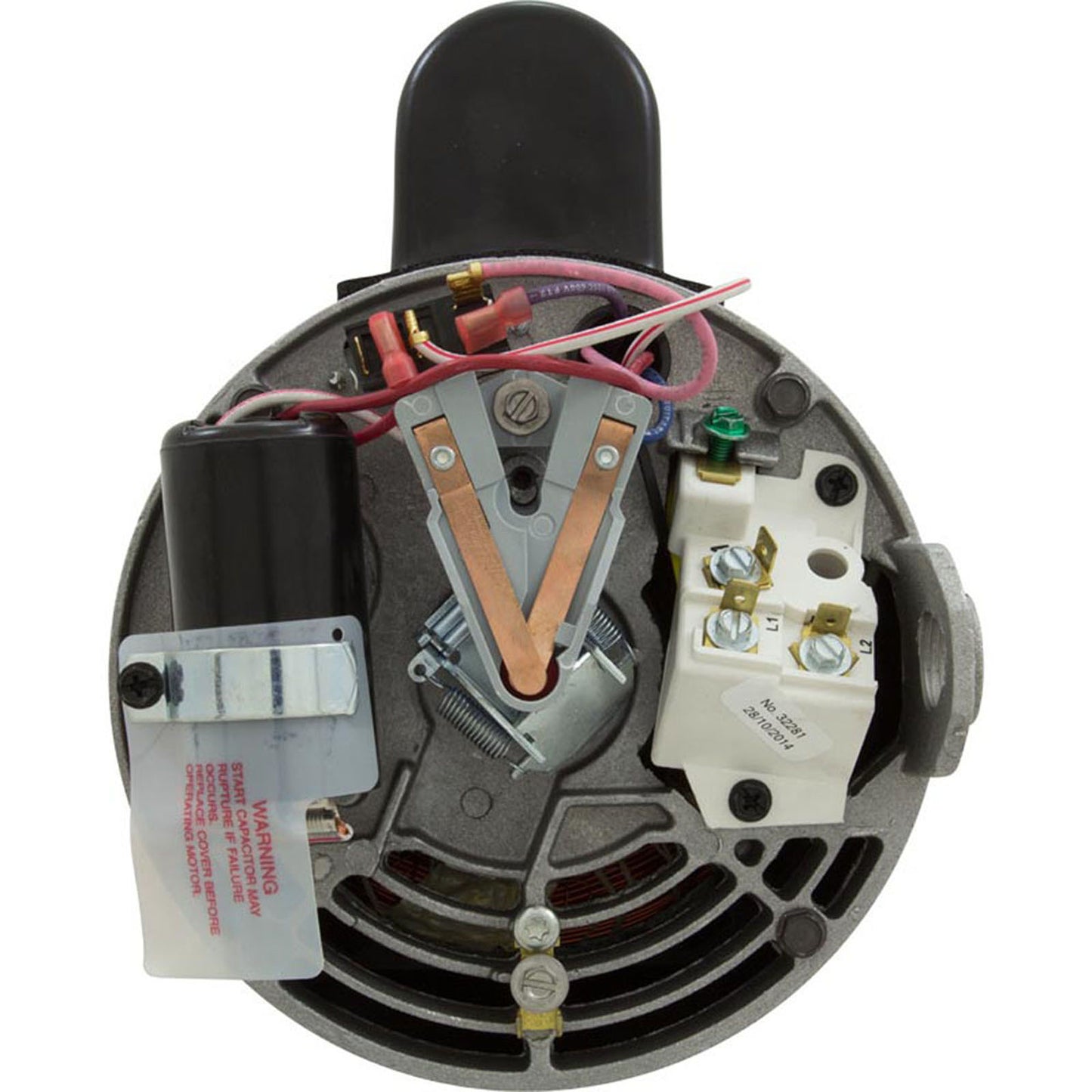 Motor, Century, 0.75hp, 115v, 2-Spd, 56Yfr, SQFL, EE