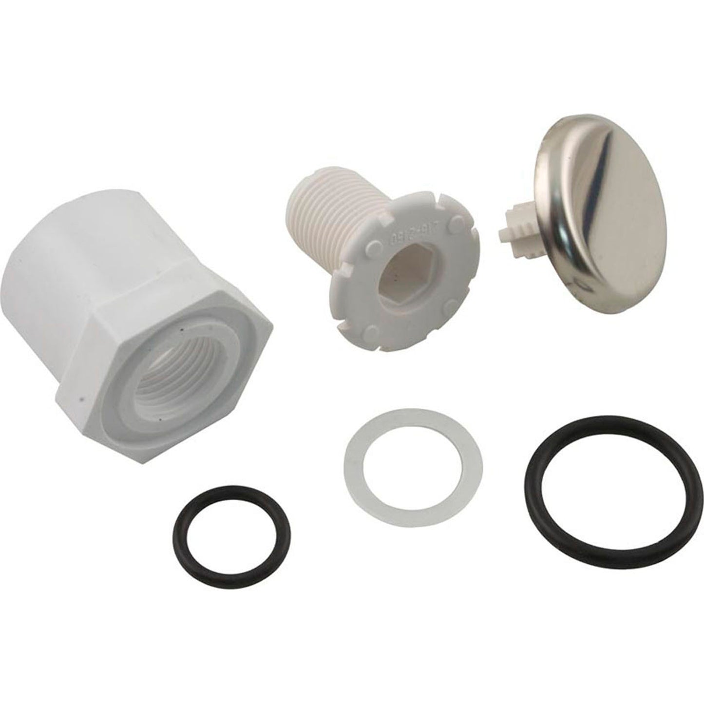 Air Injector, WW, Low Profile, 1"s/3/4"spg, Adapter Style, SS