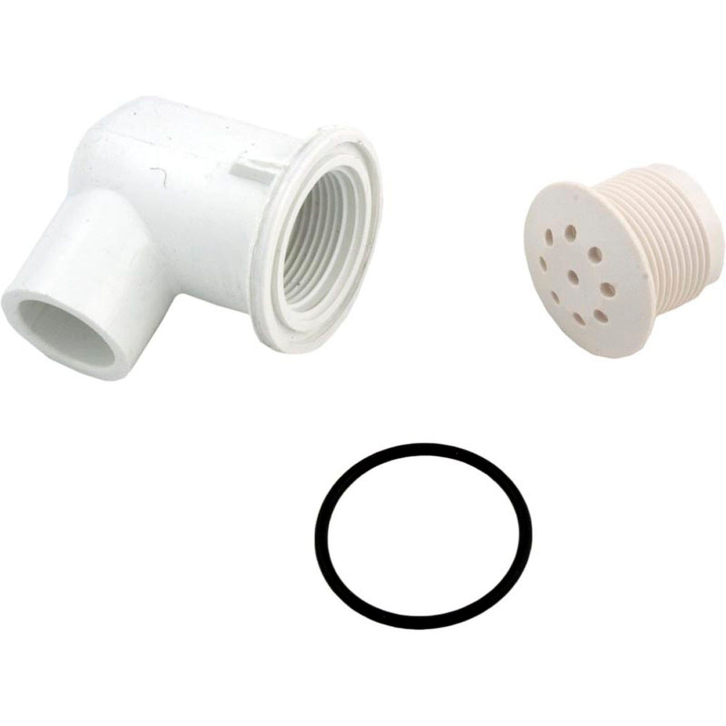 Air Injector, WW, Top Flo, 1/2"s, Elbow Style, White