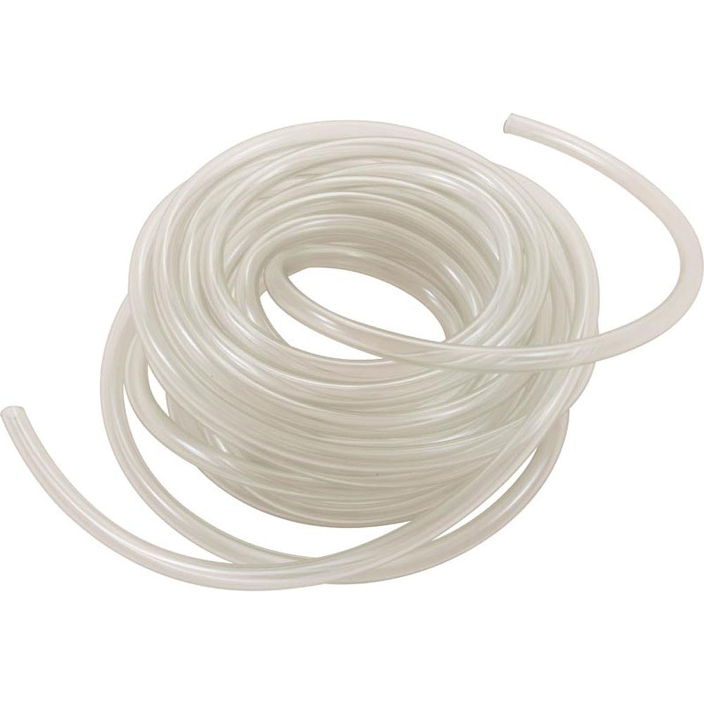 Tubo de succión azul-blanco C-600, 3/8" de diámetro exterior, 25 pies, PVC transparente