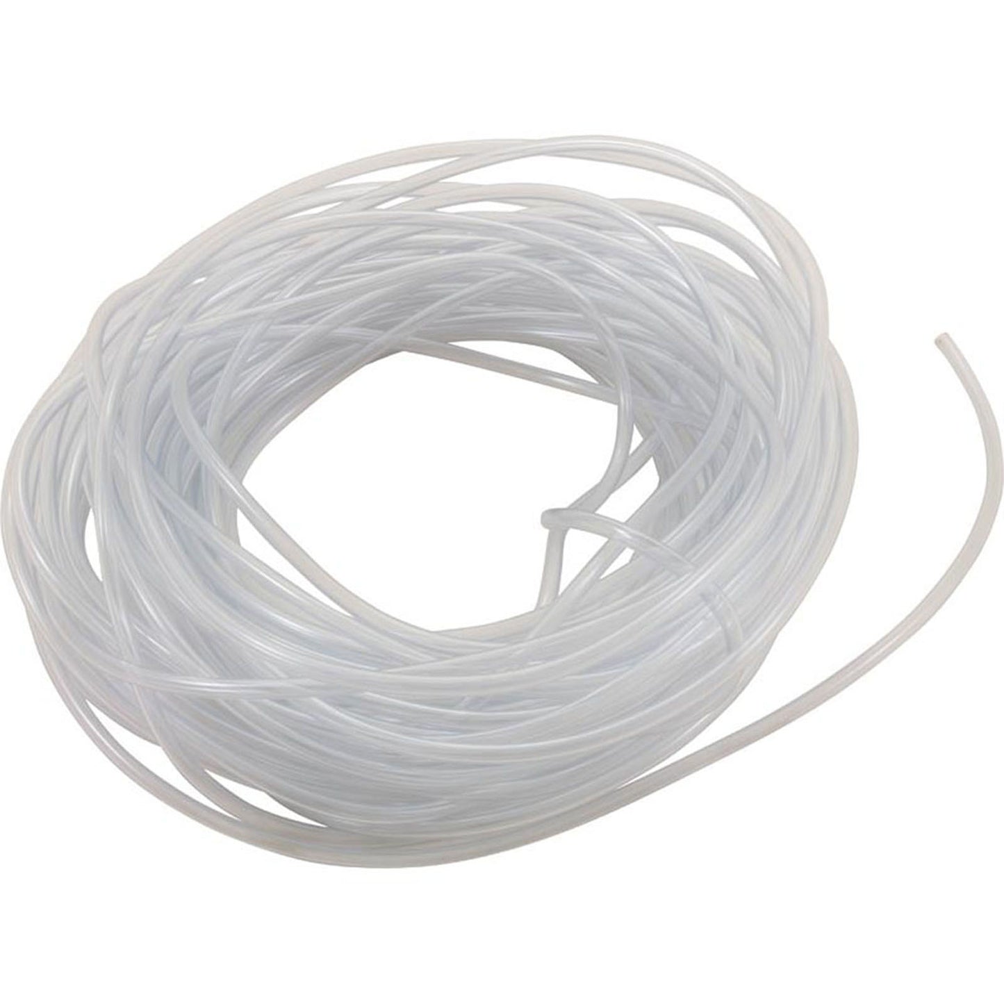 Tubing, Suction, Blue-White, 1/4"od, 100ft, Clear PVC