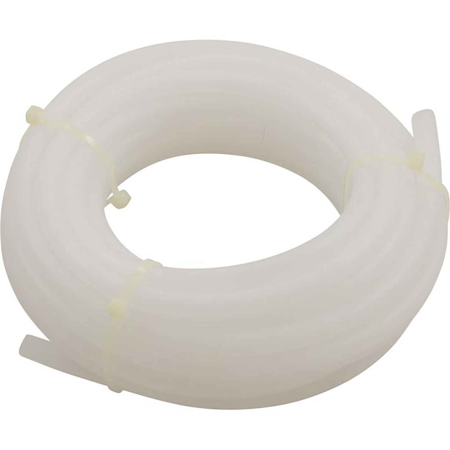Tubing, Discharge, Blue-White, 3/8"od, 25ft, Clear Polyethylene