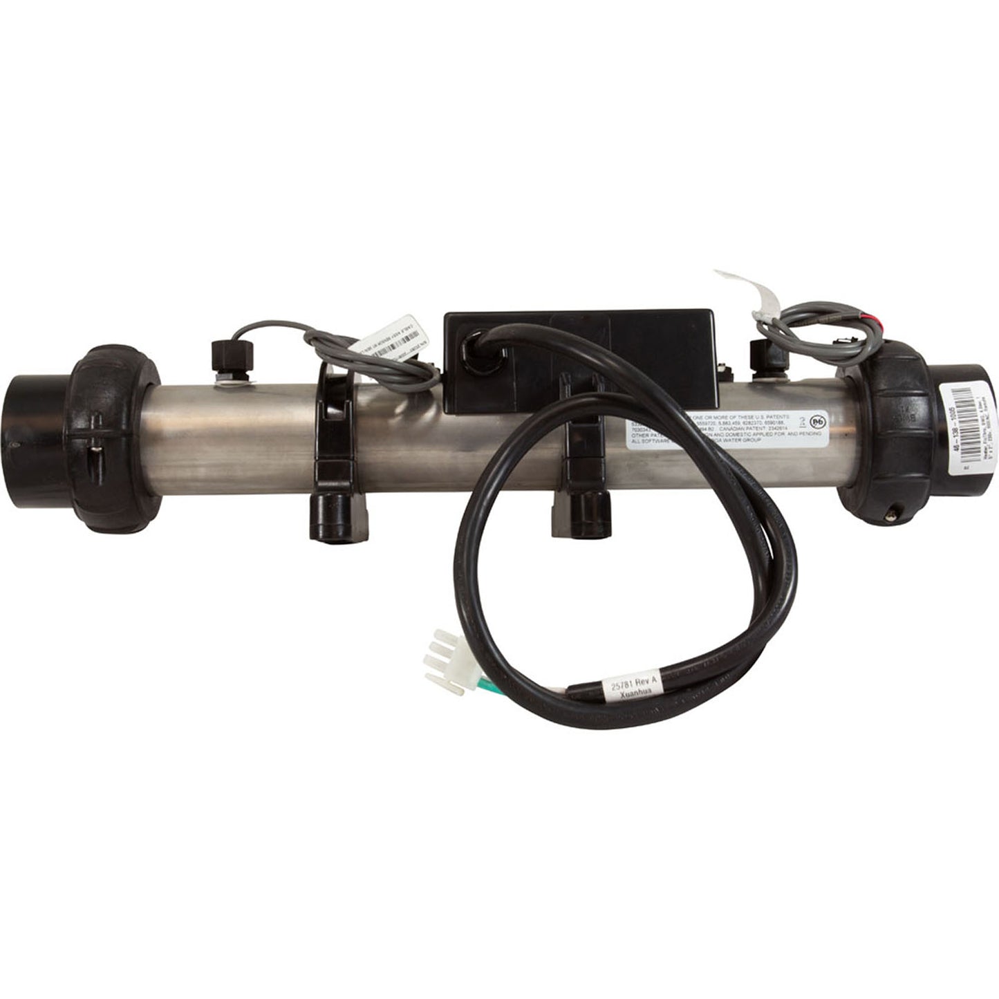 Heater, FloThru, BWG, 4.0kw, 15" x 2", 230v, 800INC, Remote