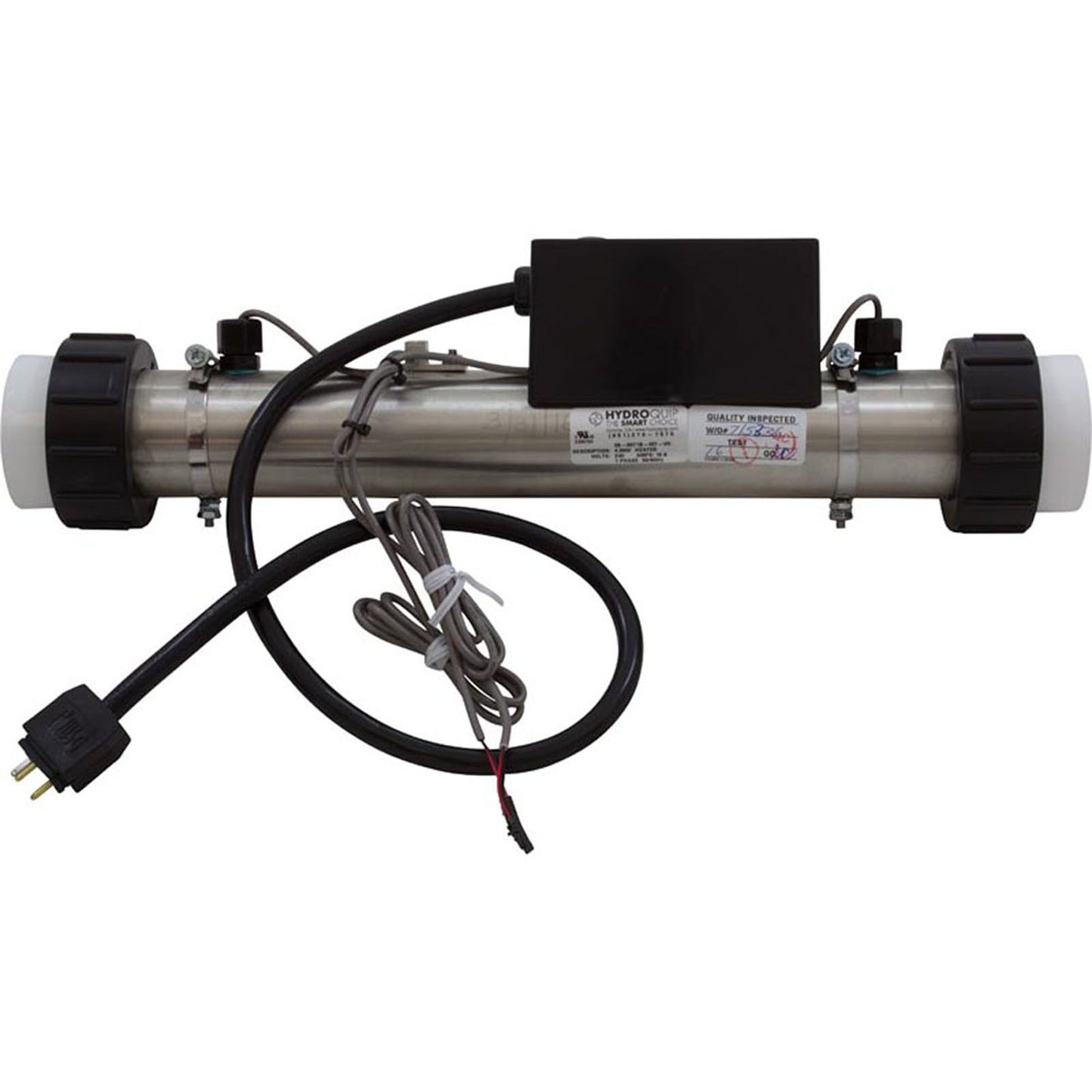 Heater, FloThru, PS-B Series M7, 15"x 2", 230v, 4kW, 30"Cord