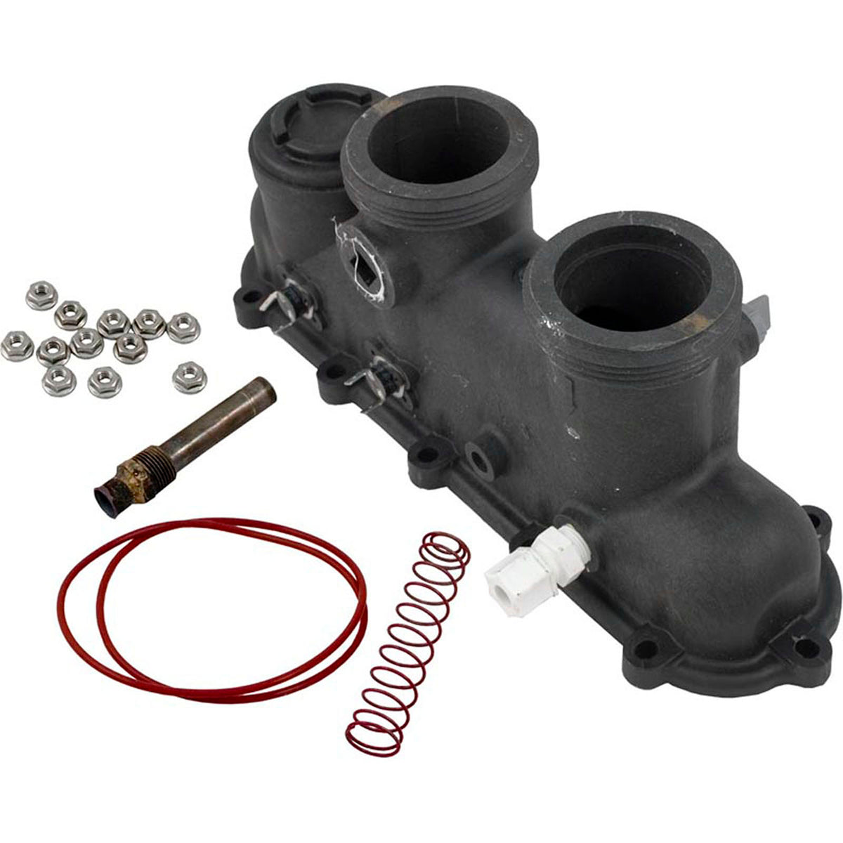 Inlet/Outlet Header, Raypak 185/207A/206A/R185A/R185B