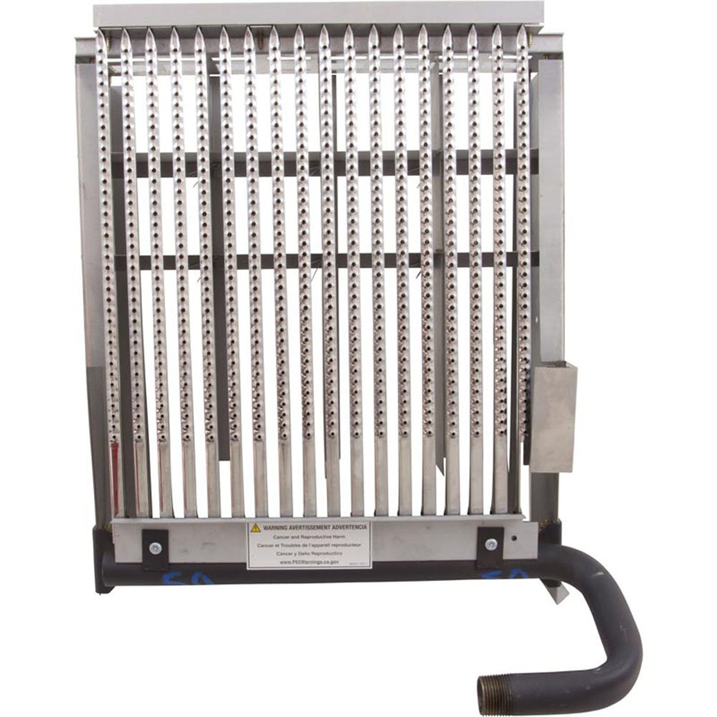 Burner Tray, Raypak Model 266A, with Burner, Sea Level