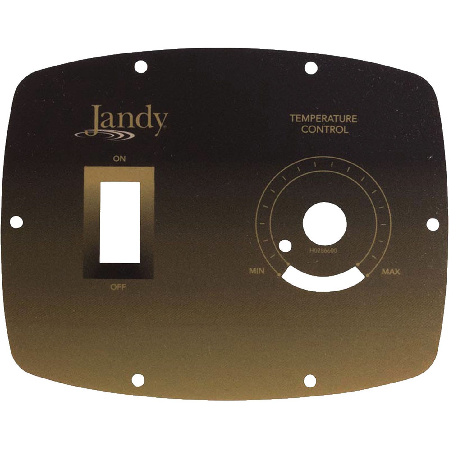 Temperature Control Label, Zodiac LRZM