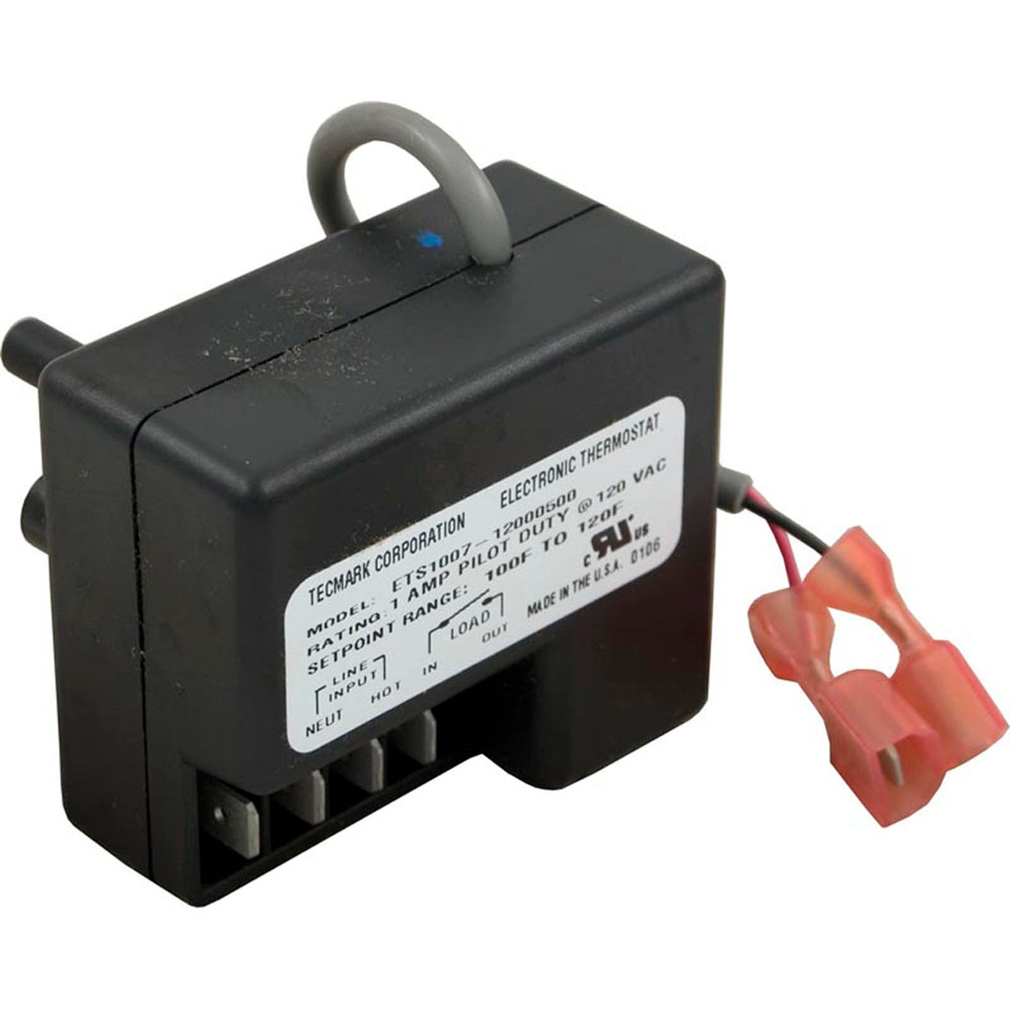 Thermostat, Tecmark, Electronic, 1A, 115v, 100-120 Deg