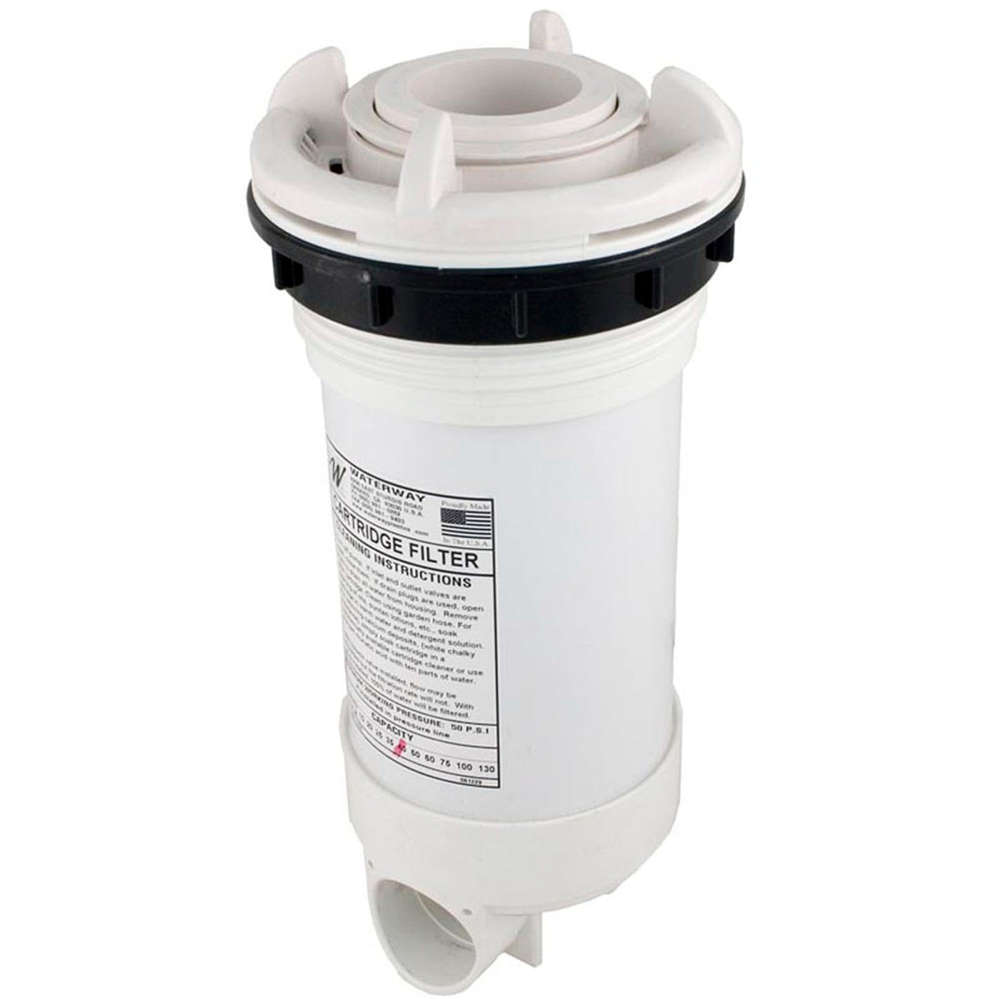 Skim Filter Cmplt, WW DynaFlo Spa Top Mount, 40sf, Hi Volume