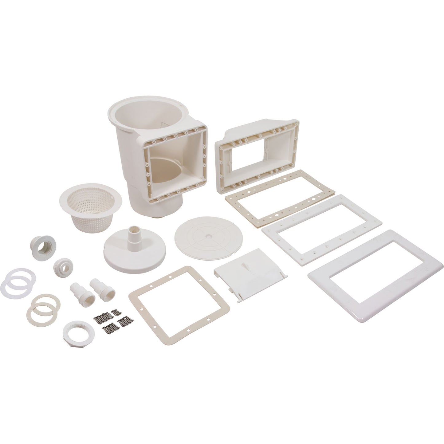 Skimmer completo, Astral Above-Ground de boca ancha, color blanco