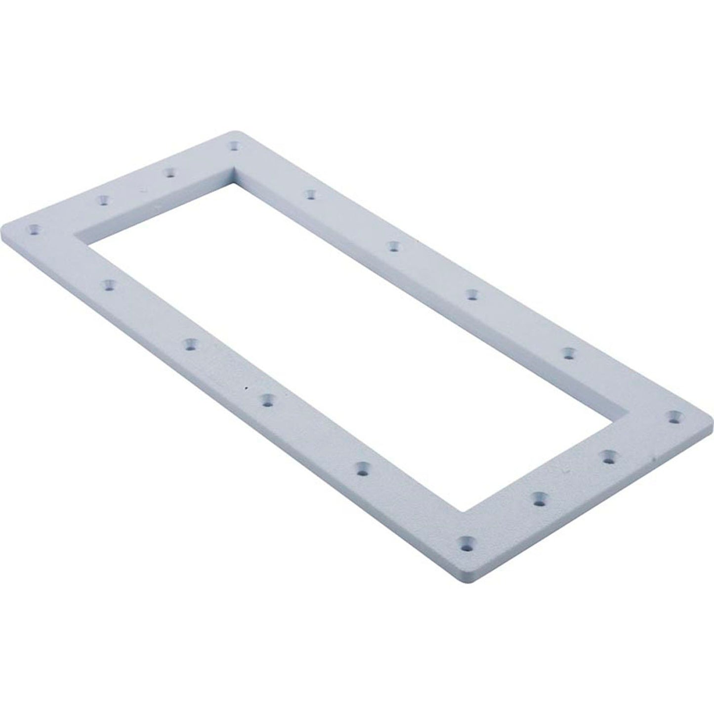 Plaque frontale pour écumoire, Carvin/Jacuzzi Deckmate, blanche 14-7/8"