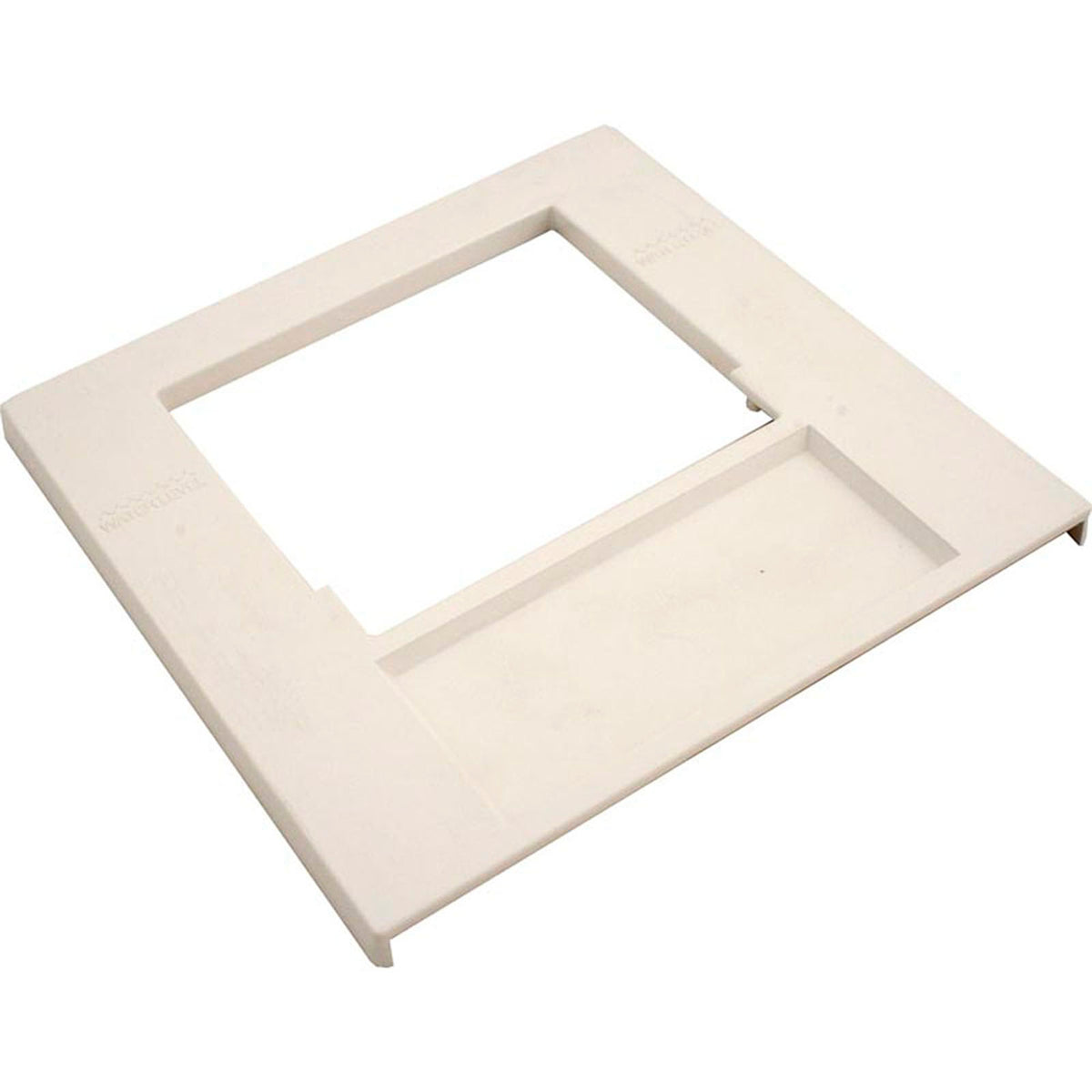 Skimmer Escutcheon, Waterway 50/100 Sq Ft, Single Port, Wht
