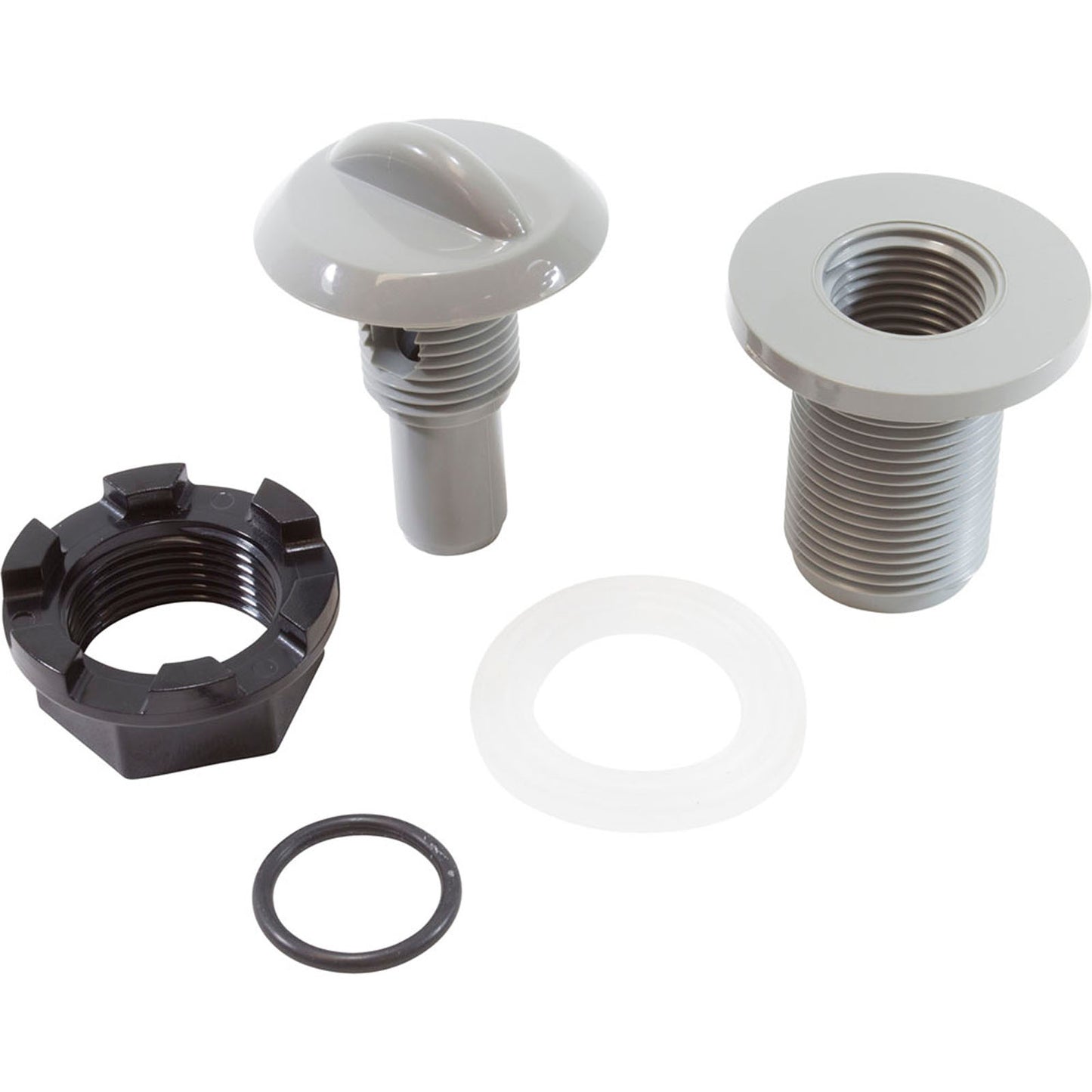 Air Ctrl, BWG/HAI Mini,1-1/8"hs,1-11/16"fd,Crescent,Gry,1/2"