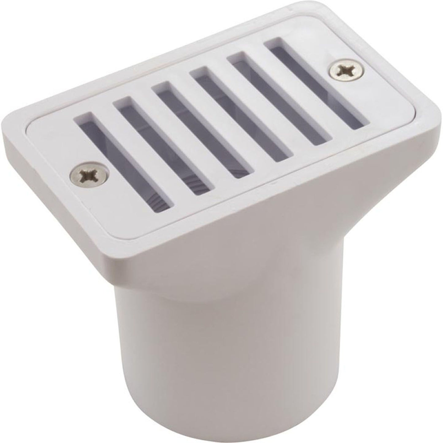 Deck Drain, CMP SP1019, 2"fpt x 2"s x 4", White, Generic