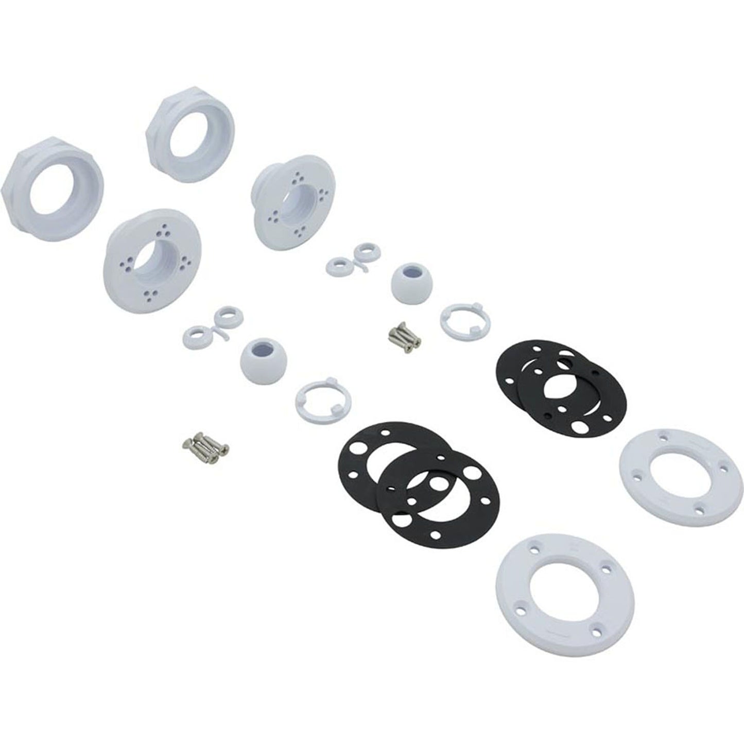 Inlet Fitting, Jacuzzi/Carvin, Vinyl, Quantity 2