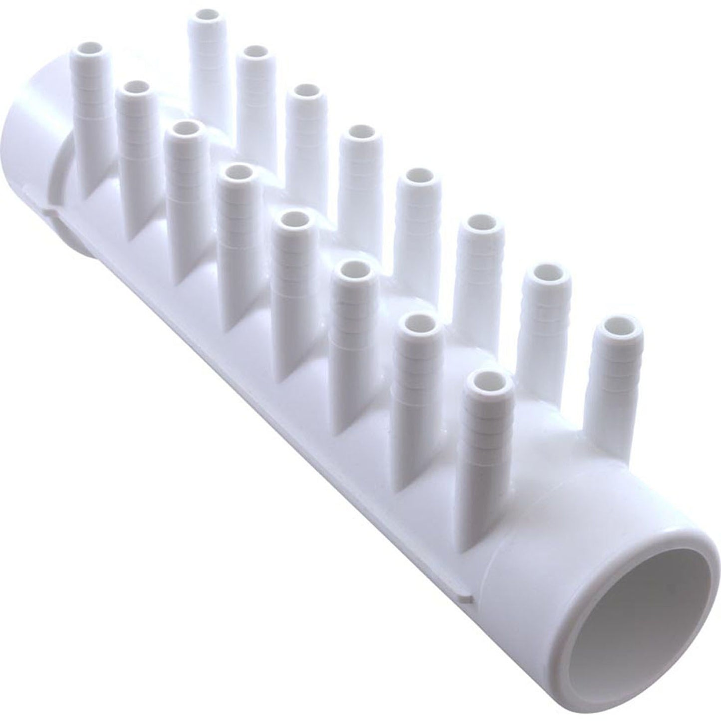 Manifold, 3/8" Barb, 16 Port, 1-1/2" Slip x 1-1/2" Spigot