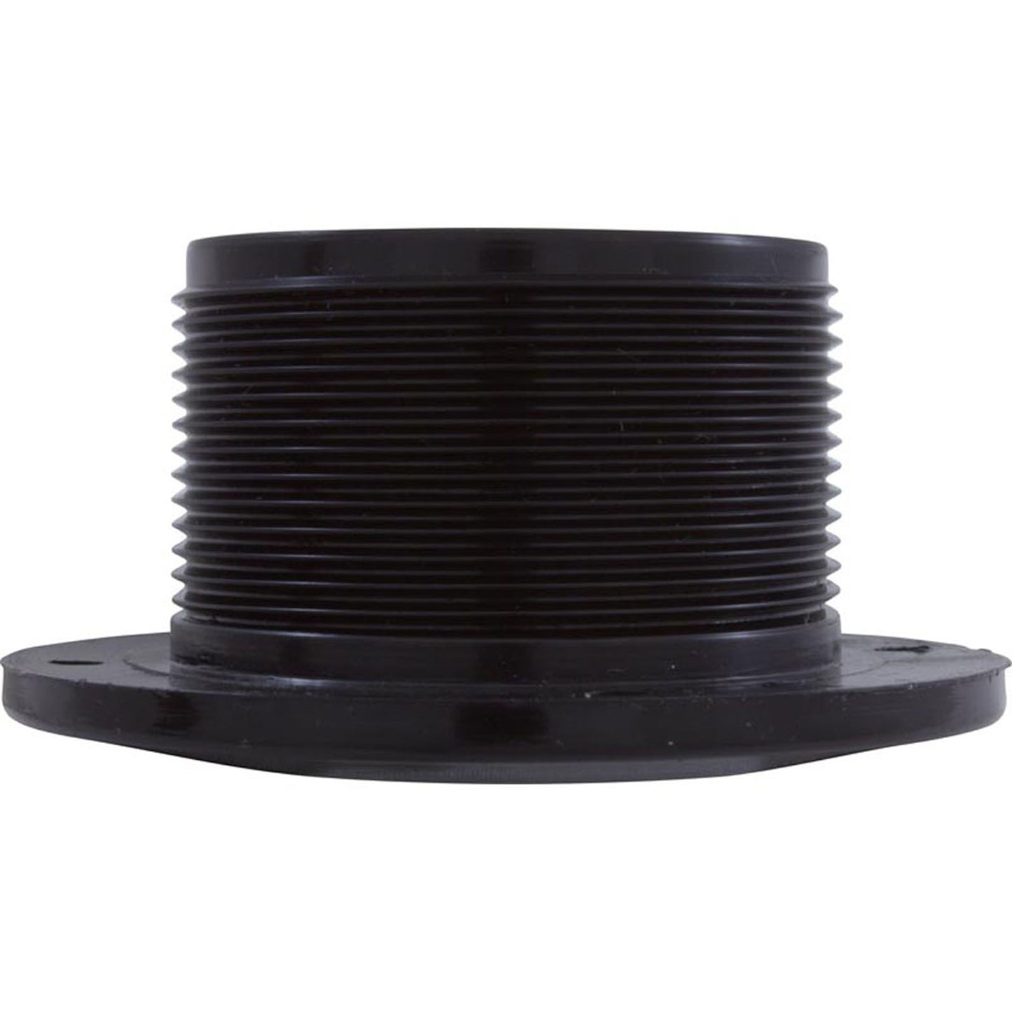 Wall Fitting, Gunite Std Body, 1-1/2"mpt x 1-1/2"spg, Blk