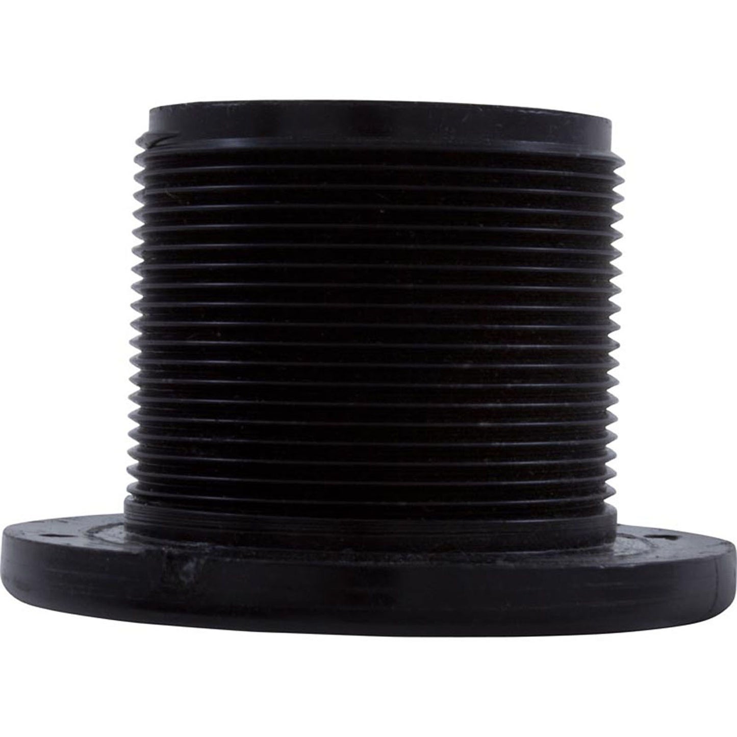 Accesorio de pared, cuerpo estándar de gunita, 1-1/2" de pared x 1-1/2" de profundidad, negro