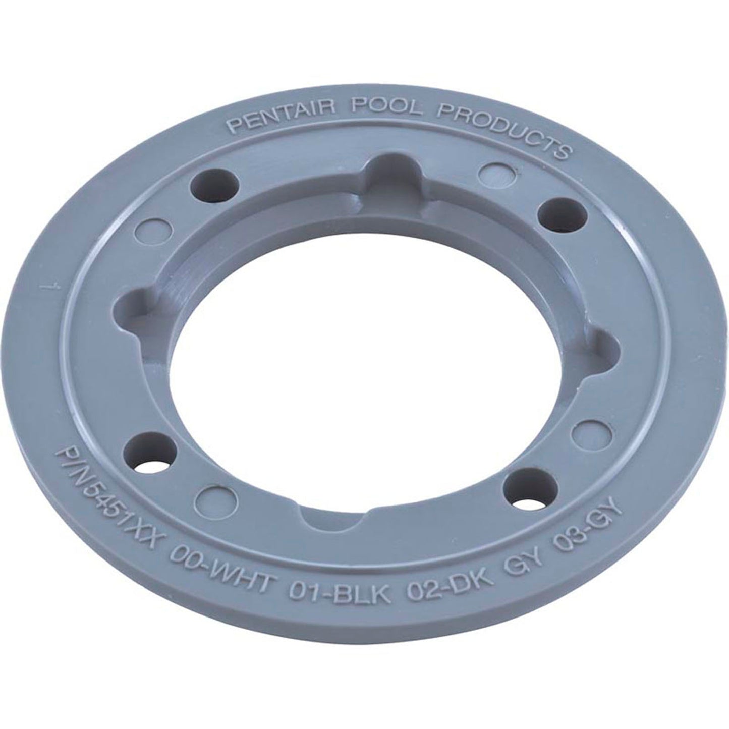 Wall Fitting Faceplate, Vinyl, Dark Gray