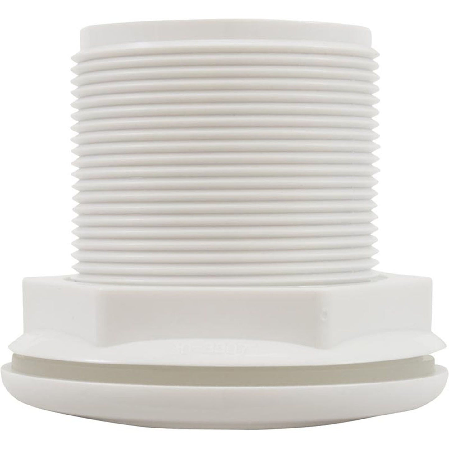 Jet Intl, BWG/HAI Hydro Jet, Long, 3-3/8"fd, Dir, w/Nut, White