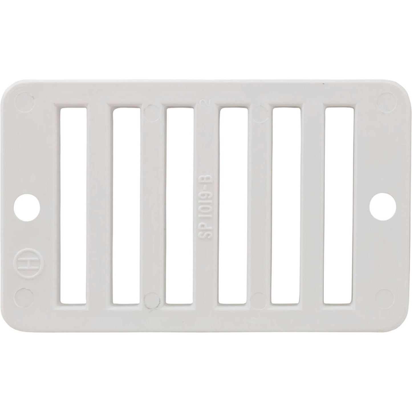 Grate, Hayward Deck Drain SP1019, w/ Screws, White